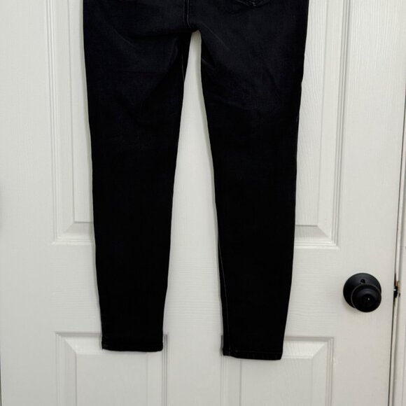 Curve Appeal Jeans Womens 8/28 Black Comfort Waistband Mid Rise Stretch Denim - Picture 7 of 14